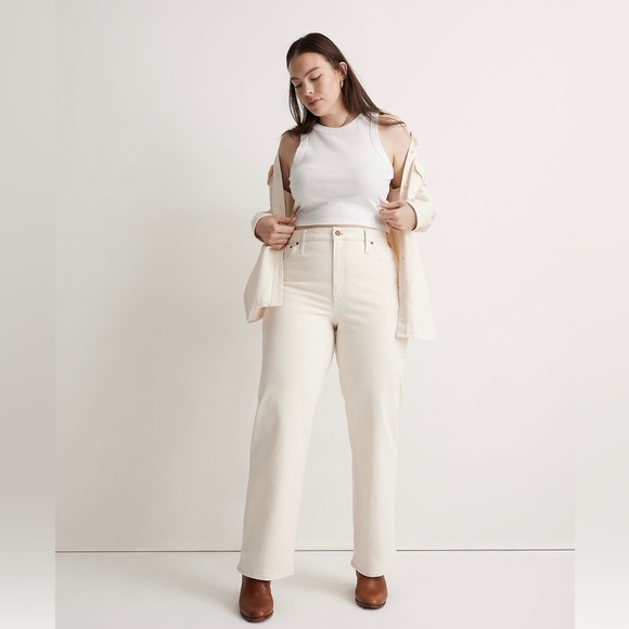 Women's Cream Jeans - Picture 1 of 10